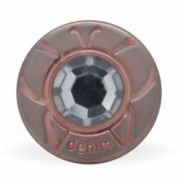 BOTÃO ESTAMPADO COM PEDRA 6120/PR10